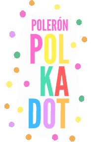 Polka Dot Lana Sticker by mamaQuilla Tejidos