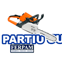 Partiu Motosserra Sticker by Ferpam