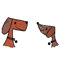 In Love Dogs Sticker