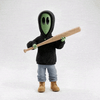 Lets Play Baseball GIF by Lonely Aliens