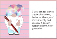 Once Upon A Time Writing GIF