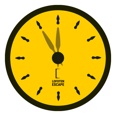 Lofoten_Escape giphyupload clock countdown escape room Sticker