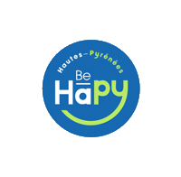 ha-py pyrenees hpte hautespyrenees behapy Sticker