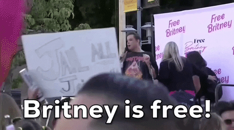 Britney Spears Rally GIF by GIPHY News