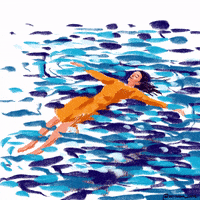 veronika_goetz wave peace relax ocean GIF