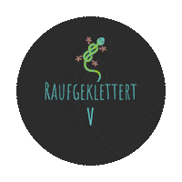 raufgeklettert lead raufgeklettert kletterschule kletterkurs Sticker