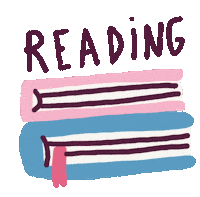 School Read Sticker by Sara Maese