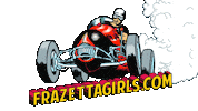 Burnout Racecar Sticker by Frazetta Girls