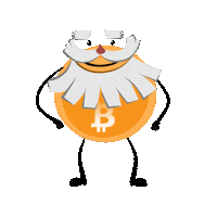 Bitcoin Thumbs Up Sticker by Mr.Cryply