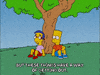 Sitting Season 14 GIF by The Simpsons