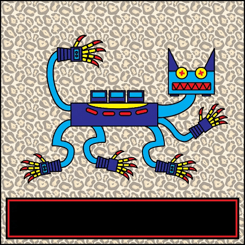 Telletec weird robot monster GIF