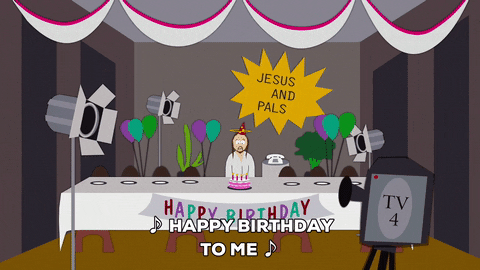 happy birthday jesus GIF by South Park 