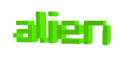 alien outer space Sticker