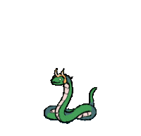 Miu_A cute snake loki transform Sticker