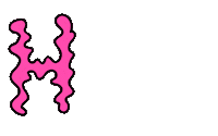 Pink Orange Sticker