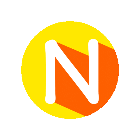 Orange Abc Sticker