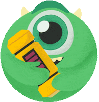 Monsters Inc Love Sticker by jecamartinez