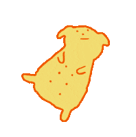 buttmvnch dancing dog puppy lazy Sticker