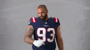 Running Late Lawrence Guy GIF by New England Patriots