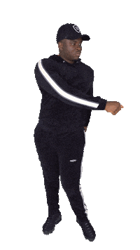 man don't dance Sticker by Big Shaq