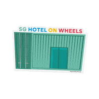 SGHotelOnWheels dtexshow dultimatexcape sghotelonwheels vacaytotheeast Sticker