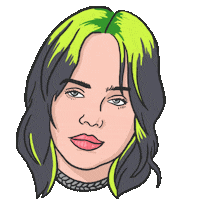 Billie Eilish Love Sticker by SUPPORT + FEED