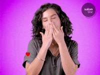 salonline reaction love kiss amor GIF