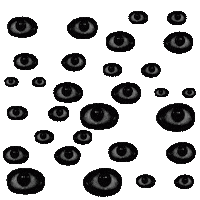 Eyes Watching Sticker by virartz