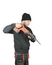 slingerbeplatingssystemen building hammer builder bouw Sticker