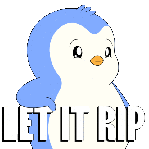 Penguin Fart Sticker by Pudgy Penguins