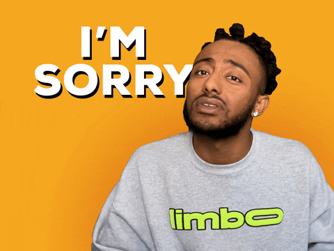 Sorry GIF by Aminé