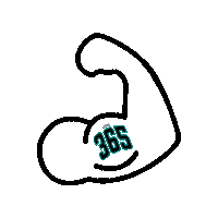 Gym Bicep Sticker by Area365