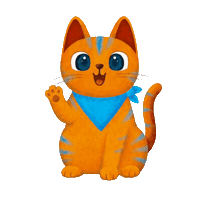 Cat Hello Sticker by UNICEF