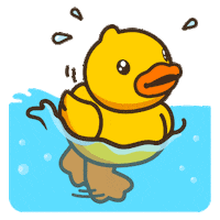 Happy Sticker by B.Duck
