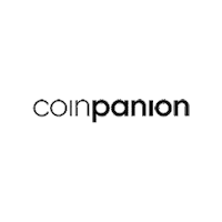 Logo Black Sticker by Coinpanion