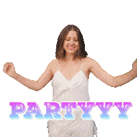 Happy White Dress Sticker by ABC Music