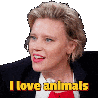 Kate Mckinnon Pets Sticker by First We Feast