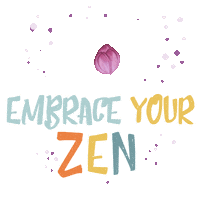 ZentasticFit smile yoga zen lotus Sticker