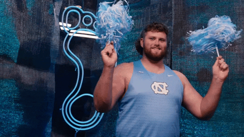 Happy North Carolina GIF by UNC Tar Heels