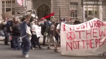 protest tbt occupy wall street GIF