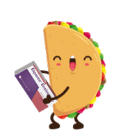 BauschMx taco pareja acidez gases Sticker