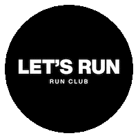 letsrun lets run letsrun Sticker