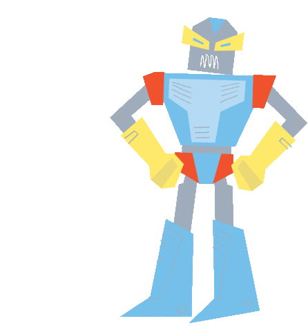 Robot Ai Sticker by Meri Meri