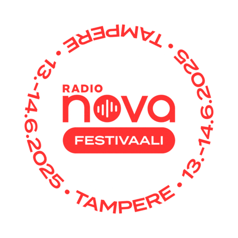 tamperetalo giphyupload festivaali radio nova radio nova festivaali Sticker