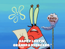 season 6 grandpappy the pirate GIF by SpongeBob SquarePants