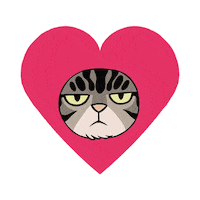 Cat Love Sticker