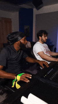 In The Studio Listening To Music GIF by CTGStudioz