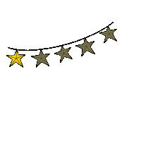 ALF_ christmas stars garland sterne Sticker