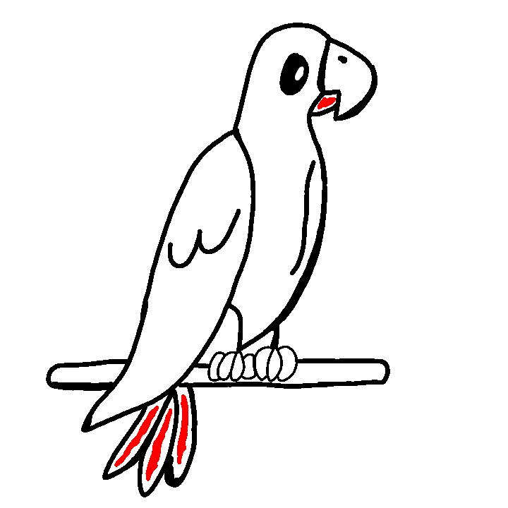 Parrot Nft Sticker by Digital Pratik