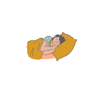 Mahalo Adult Sleep Sticker by mahalo eco blinds